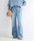 ウォッシャブル / DU JOUR / デュ ジュール PIN SEAM TAPER JEAN