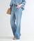 ウォッシャブル / DU JOUR / デュ ジュール PIN SEAM TAPER JEAN
