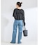 ウォッシャブル / DU JOUR / デュ ジュール PIN SEAM TAPER JEAN