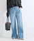 ウォッシャブル / DU JOUR / デュ ジュール PIN SEAM TAPER JEAN
