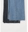 ウォッシャブル / DU JOUR / デュ ジュール PIN SEAM TAPER JEAN