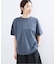 ボトルネック ラウンドTシャツ