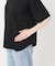 ボトルネック ラウンドTシャツ