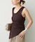 【AGOLDE / エーゴールドイー】TWISTED POPPY TANK