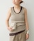 【AGOLDE / エーゴールドイー】TWISTED POPPY TANK