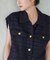 Sleeveless tweed Jacket