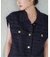 Sleeveless tweed Jacket