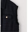 Sleeveless tweed Jacket