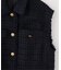 Sleeveless tweed Jacket