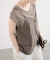 ラメフレンチスリーブTシャツ