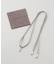 TEINTE/タント CALLA NECKLACE ネックレス TE-N-CA2605GY