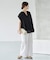 MARILYN MOON/マリリンムーン sheer cotton bl ブラウス 4263-104