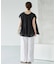 MARILYN MOON/マリリンムーン sheer cotton bl ブラウス 4263-104
