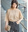 ラメハーフスリーブTシャツ