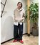 ショートモールニットフーディ