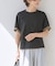 コットンカバーリングシアーTシャツ