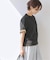 コットンカバーリングシアーTシャツ