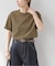 コットンカバーリングシアーTシャツ