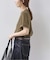 コットンカバーリングシアーTシャツ