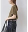 コットンカバーリングシアーTシャツ