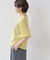 コットンカバーリングシアーTシャツ
