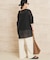 Cotton mix T ブラウス