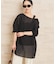 Cotton mix T ブラウス
