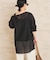 Cotton mix T ブラウス
