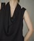 dull satin scarf set タンク