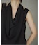 dull satin scarf set タンク