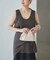 dull satin scarf set タンク