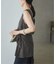 dull satin scarf set タンク