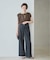 Sleeveless gather TEE