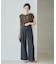 Sleeveless gather TEE