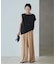 Sleeveless gather TEE