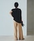 Sleeveless gather TEE