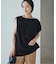 Sleeveless gather TEE
