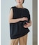 Sleeveless gather TEE