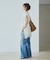 Sleeveless gather TEE
