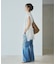 Sleeveless gather TEE