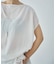 Sleeveless gather TEE