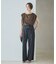 Sleeveless gather TEE