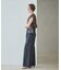 Sleeveless gather TEE