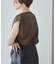 Sleeveless gather TEE