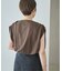 Sleeveless gather TEE