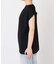 Sleeveless gather TEE