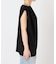 Sleeveless gather TEE