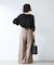 SILK MIX V NECK PULLOVER