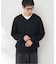 SILK MIX V NECK PULLOVER