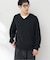 SILK MIX V NECK PULLOVER